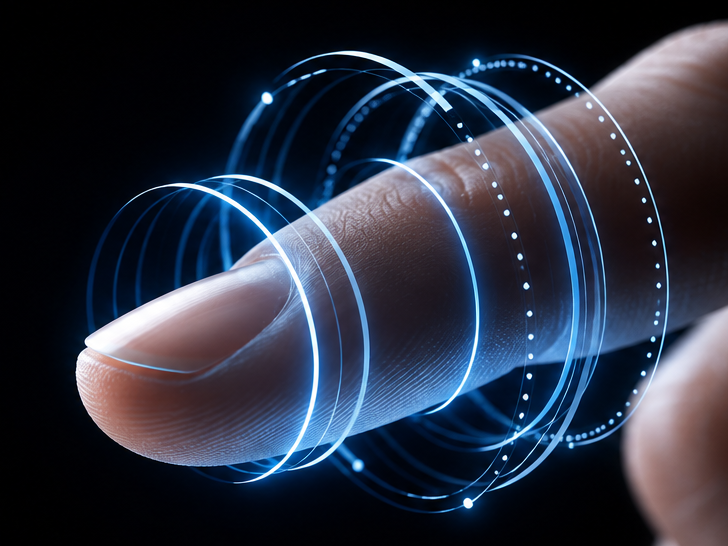 Ergonomic design of the Z-ERGO Pocket Precision Mouse™ — adaptable silicone inserts for a custom fit